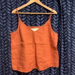 Not Perfect Linen Sorrento tank